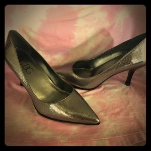 BC BG Silver heels